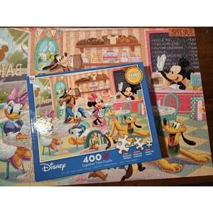 Disney Together Time Jigsaw Puzzle 400 Pieces Ceaco Mickey Mouse Bakery 24x18